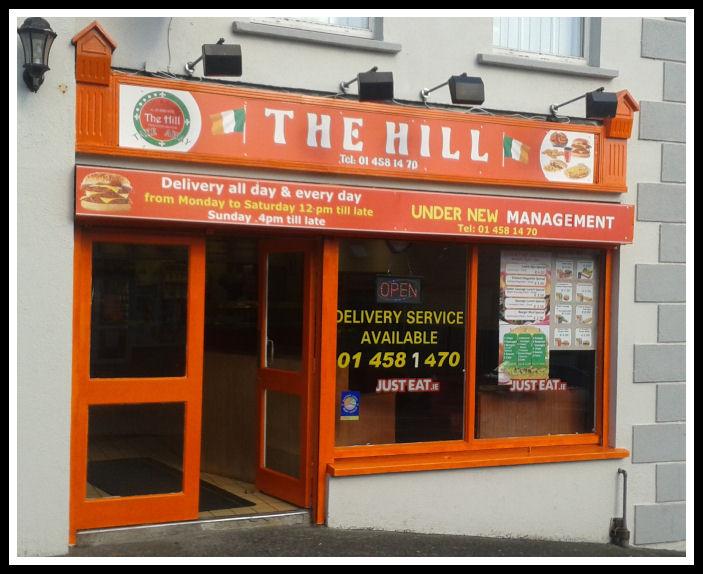 The Hill Takeaway, Unit 6 Captains Hill, Leixlip, Co. Kildare.